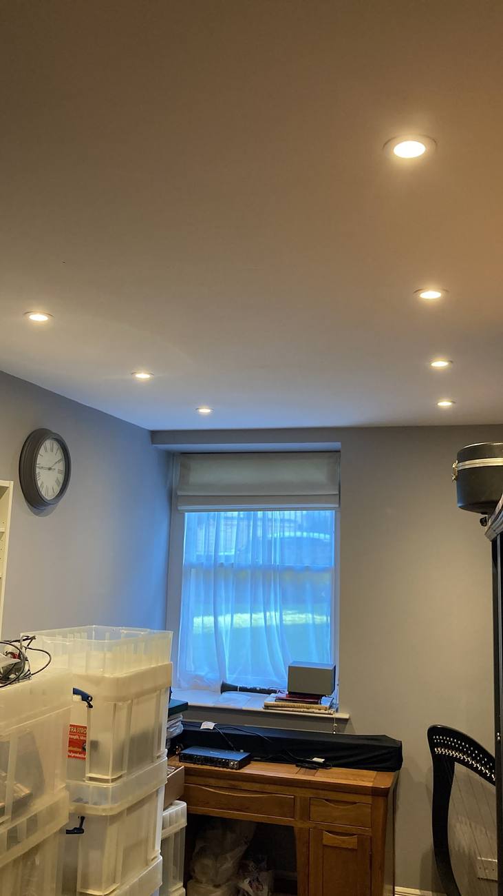 New downlights, finished